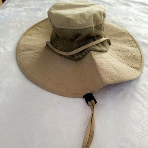 Henschel Hat Co. USA Mens Packable Khaki Hat Safari Fishing Hiking size M Medium